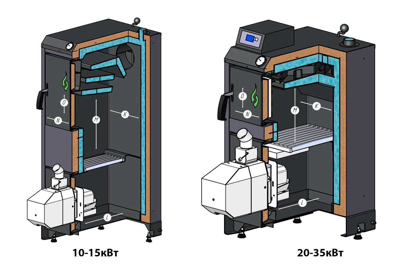 Разрез котла