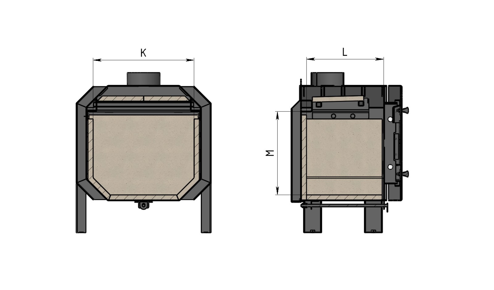 Разрез котла